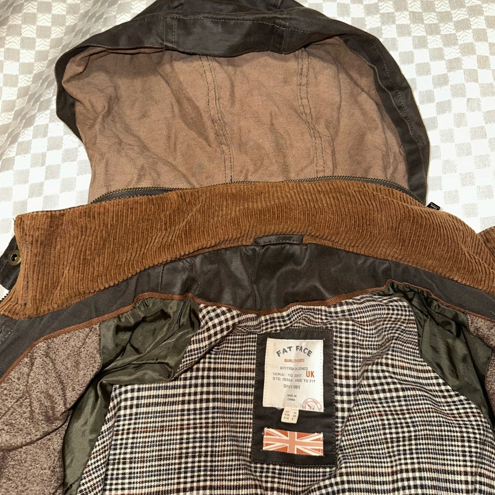 Women’s Fat Face Waxed Utility Jacket - Picture 8 of 11